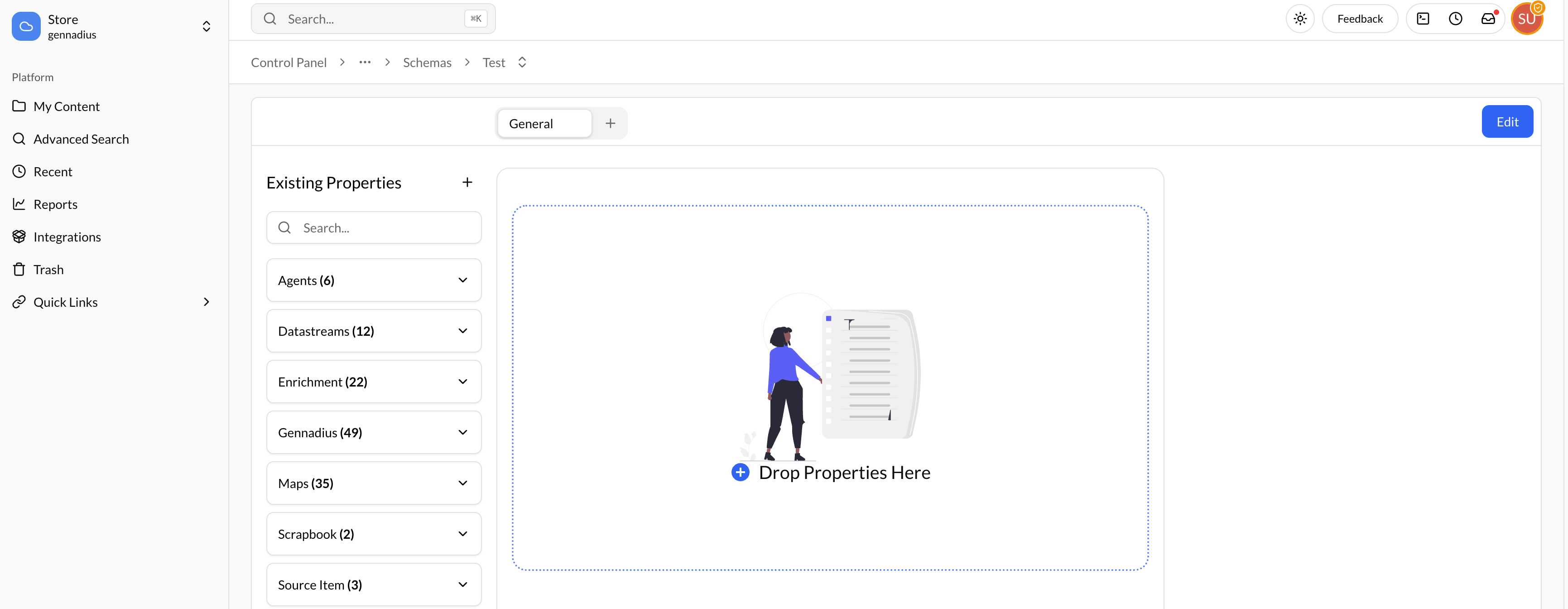 Assign Properties to Schemas