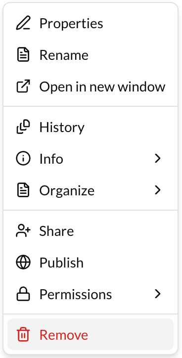 Delete Container/Datastream
